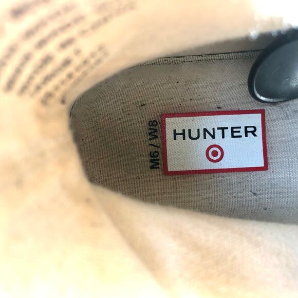 Hunter for Target Dipped Canvas High Tops Top Sneaker Rain Boots White M6 W8 - Picture 12 of 12